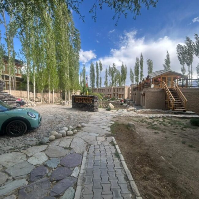 view from ladakh sarai gate to inner side